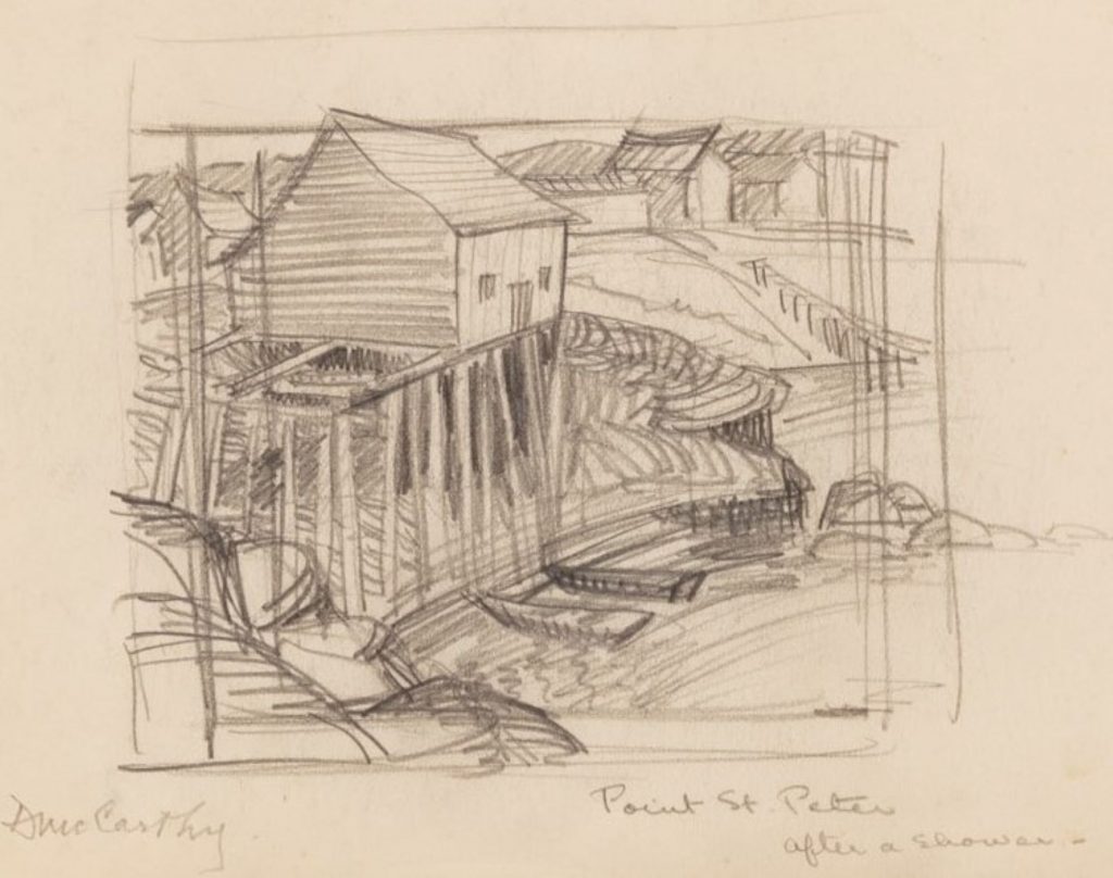 Drawing-graphite and pencil on paper